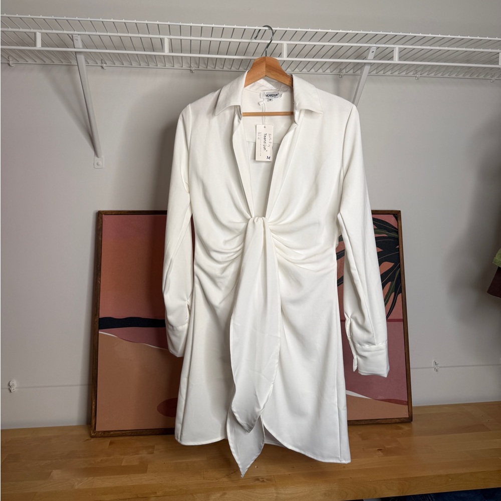 Long Sleeve White Button Down